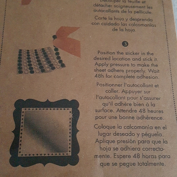 Silver Rhinestone Stickers Strass - Picture 6 of 6